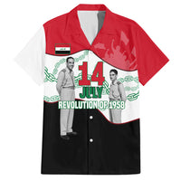 Iraq 14 July Revolution 1958 Hawaiian Shirt Abdul Karim Qasim Broken Chains Rising Fists