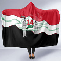 Iraq 14 July Revolution 1958 Hooded Blanket Abdul Karim Qasim Broken Chains Rising Fists