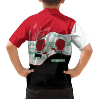 Iraq 14 July Revolution 1958 Kid Hawaiian Shirt Abdul Karim Qasim Broken Chains Rising Fists