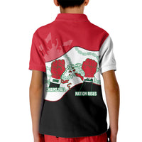 Iraq 14 July Revolution 1958 Kid Polo Shirt Abdul Karim Qasim Broken Chains Rising Fists