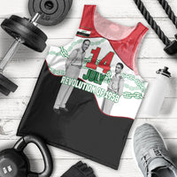 Iraq 14 July Revolution 1958 Men Tank Top Abdul Karim Qasim Broken Chains Rising Fists