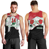 Iraq 14 July Revolution 1958 Men Tank Top Abdul Karim Qasim Broken Chains Rising Fists