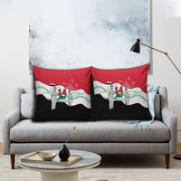 Iraq 14 July Revolution 1958 Pillow Cover Abdul Karim Qasim Broken Chains Rising Fists