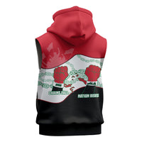 Iraq 14 July Revolution 1958 Sleeveless Hoodie Abdul Karim Qasim Broken Chains Rising Fists