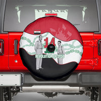 Iraq 14 July Revolution 1958 Spare Tire Cover Abdul Karim Qasim Broken Chains Rising Fists