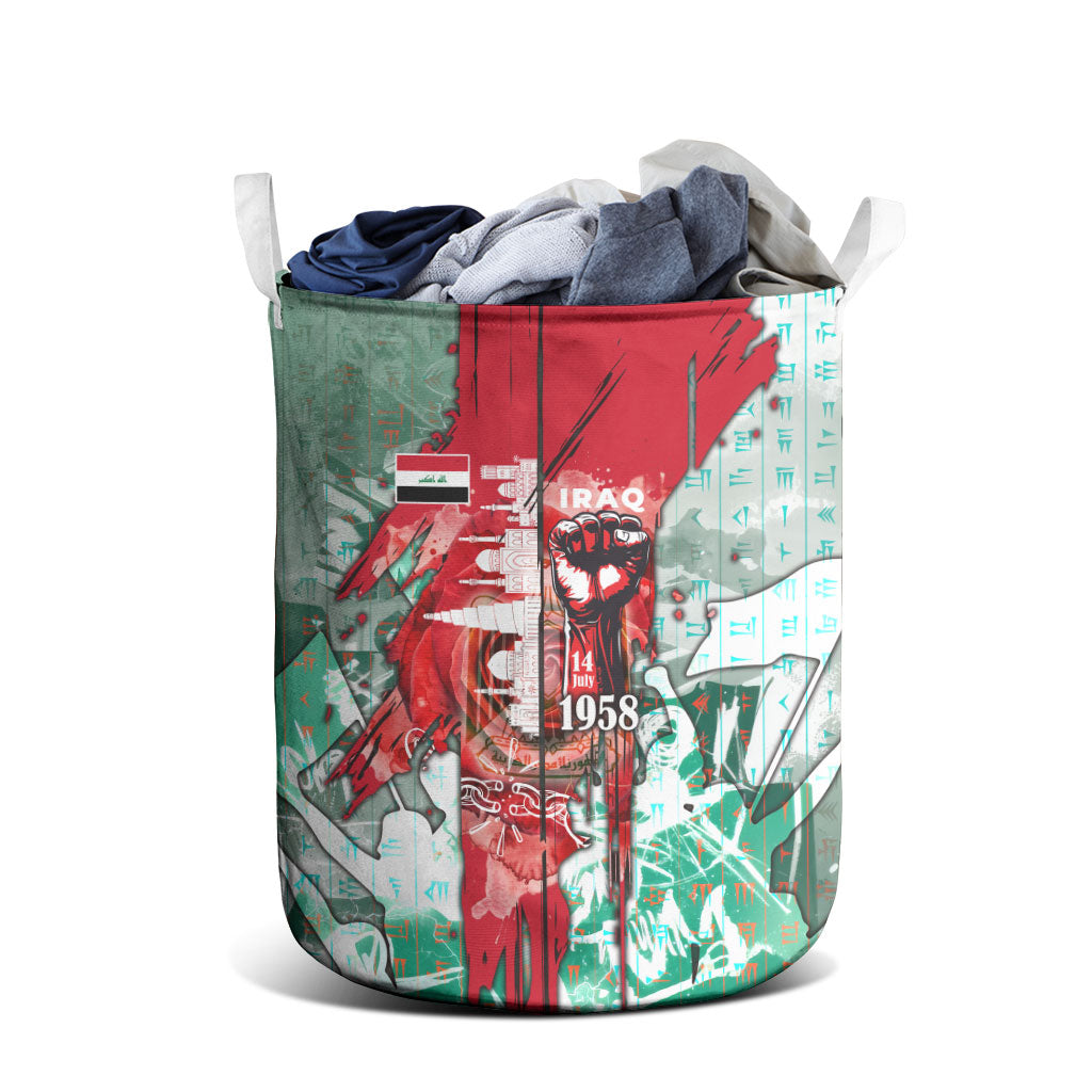 Iraq Revolution Laundry Basket Eagle Of Saladin Iraqi Patriotism