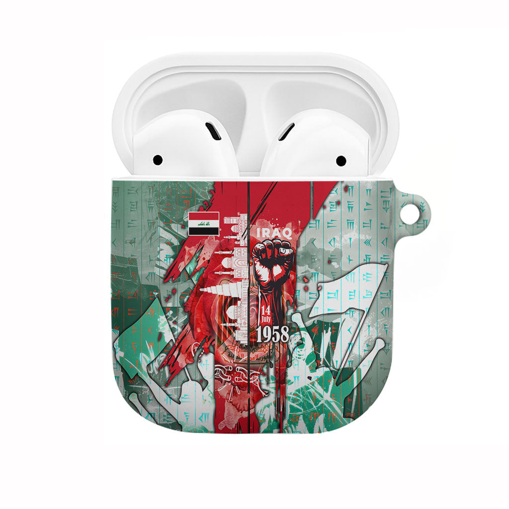 Iraq Revolution AirPods Case Eagle Of Saladin Iraqi Patriotism
