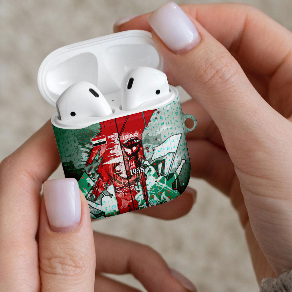Iraq Revolution AirPods Case Eagle Of Saladin Iraqi Patriotism