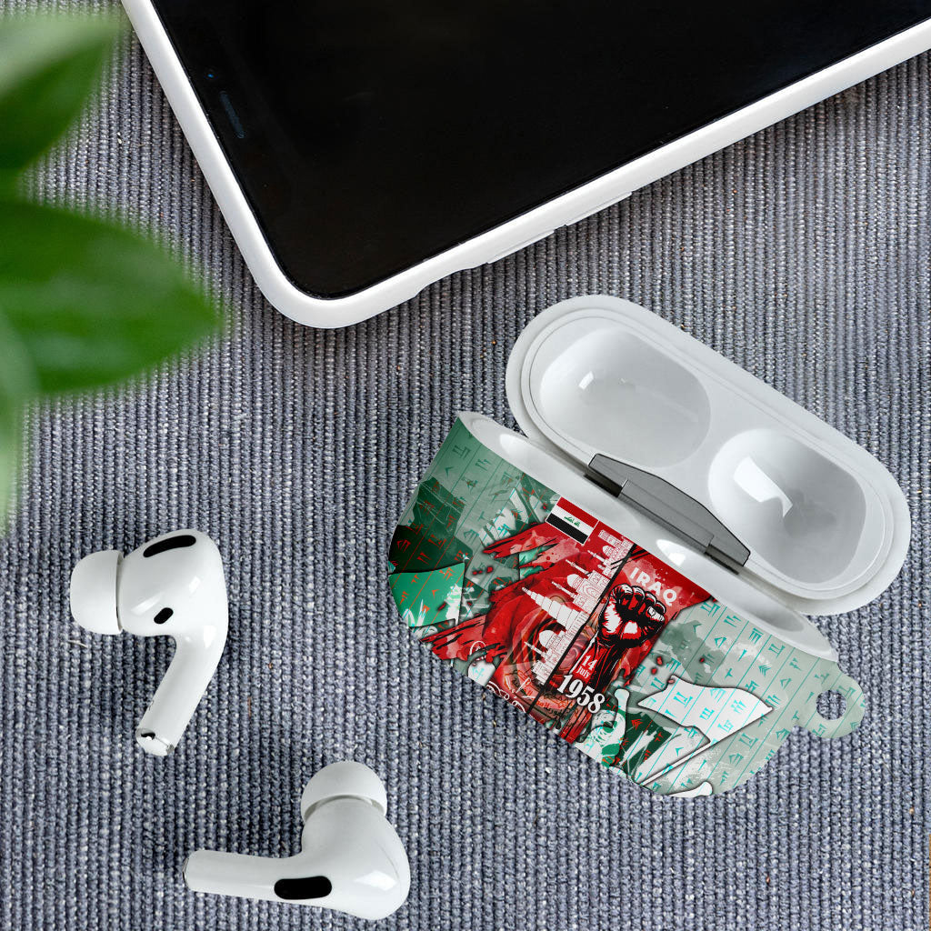 Iraq Revolution AirPods Case Eagle Of Saladin Iraqi Patriotism