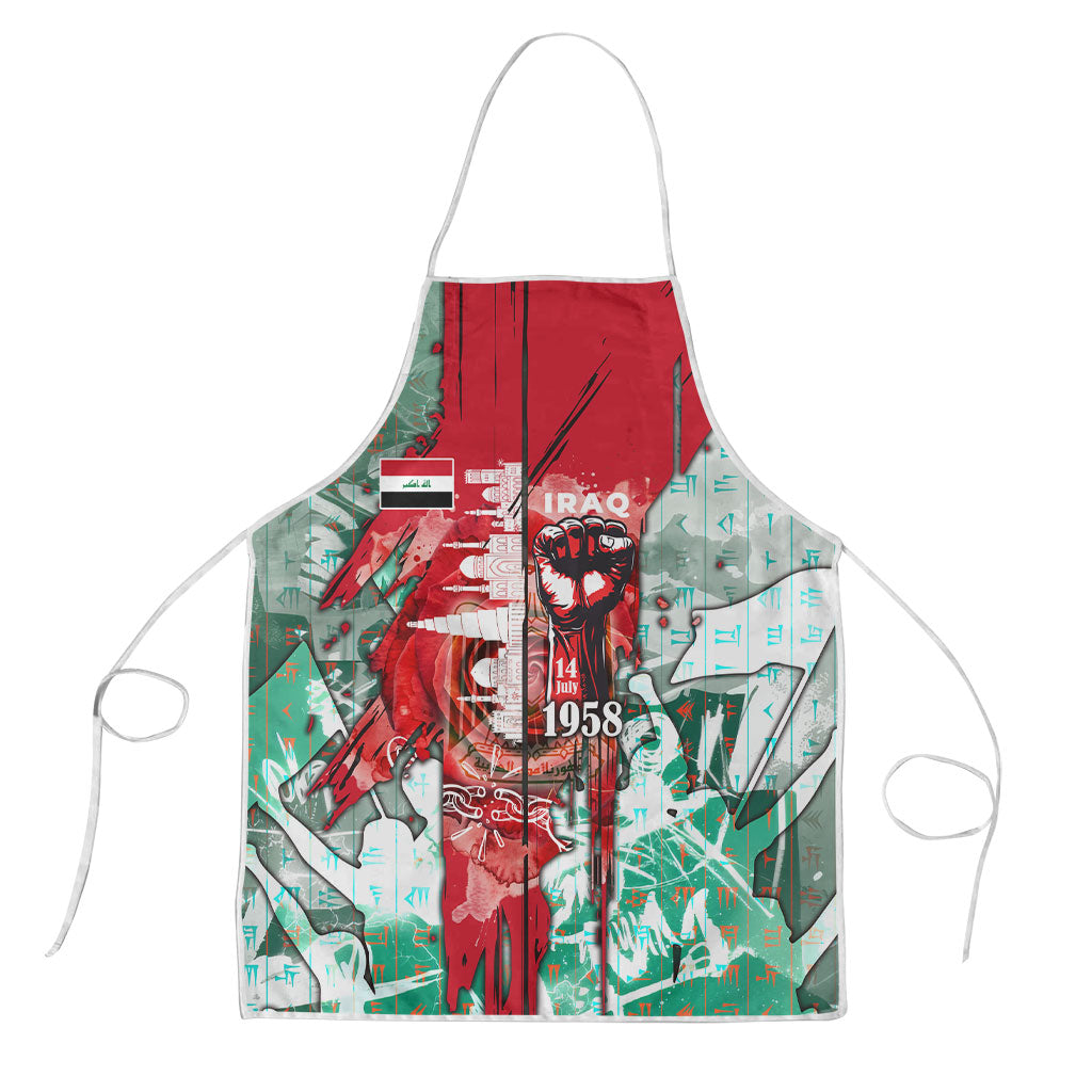 Iraq Revolution Apron Eagle Of Saladin Iraqi Patriotism