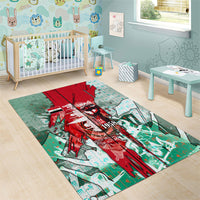 Iraq Revolution Area Rug Eagle Of Saladin Iraqi Patriotism