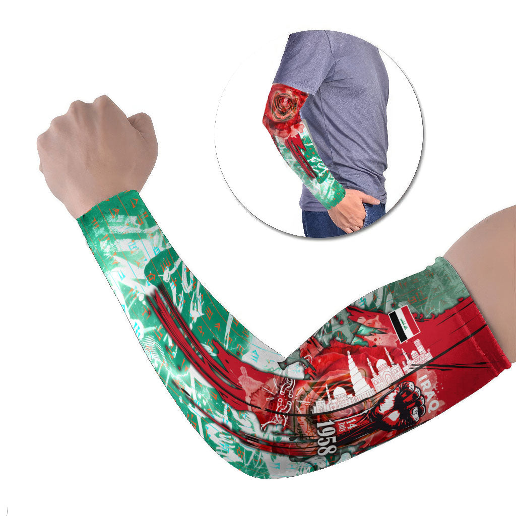 Iraq Revolution Arm Sleeves Eagle Of Saladin Iraqi Patriotism