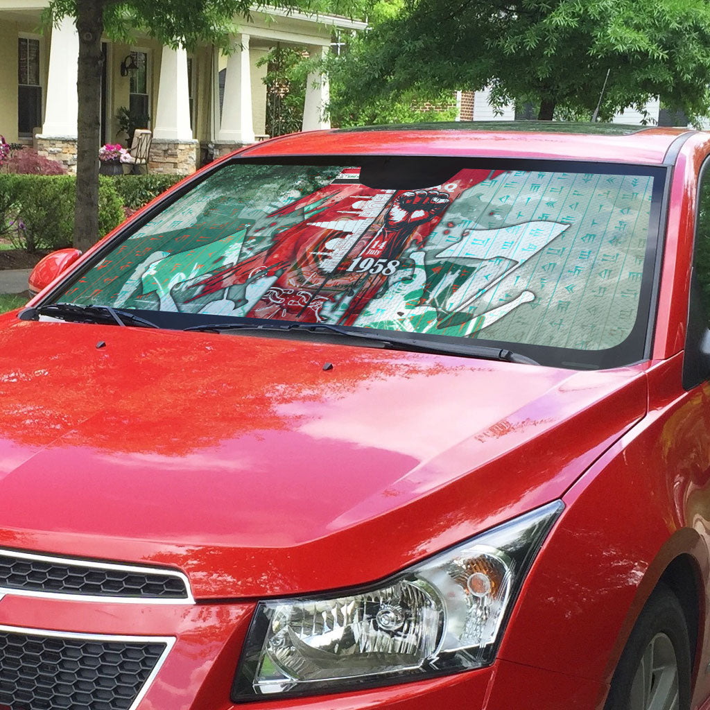 Iraq Revolution Auto Sun Shade Eagle Of Saladin Iraqi Patriotism