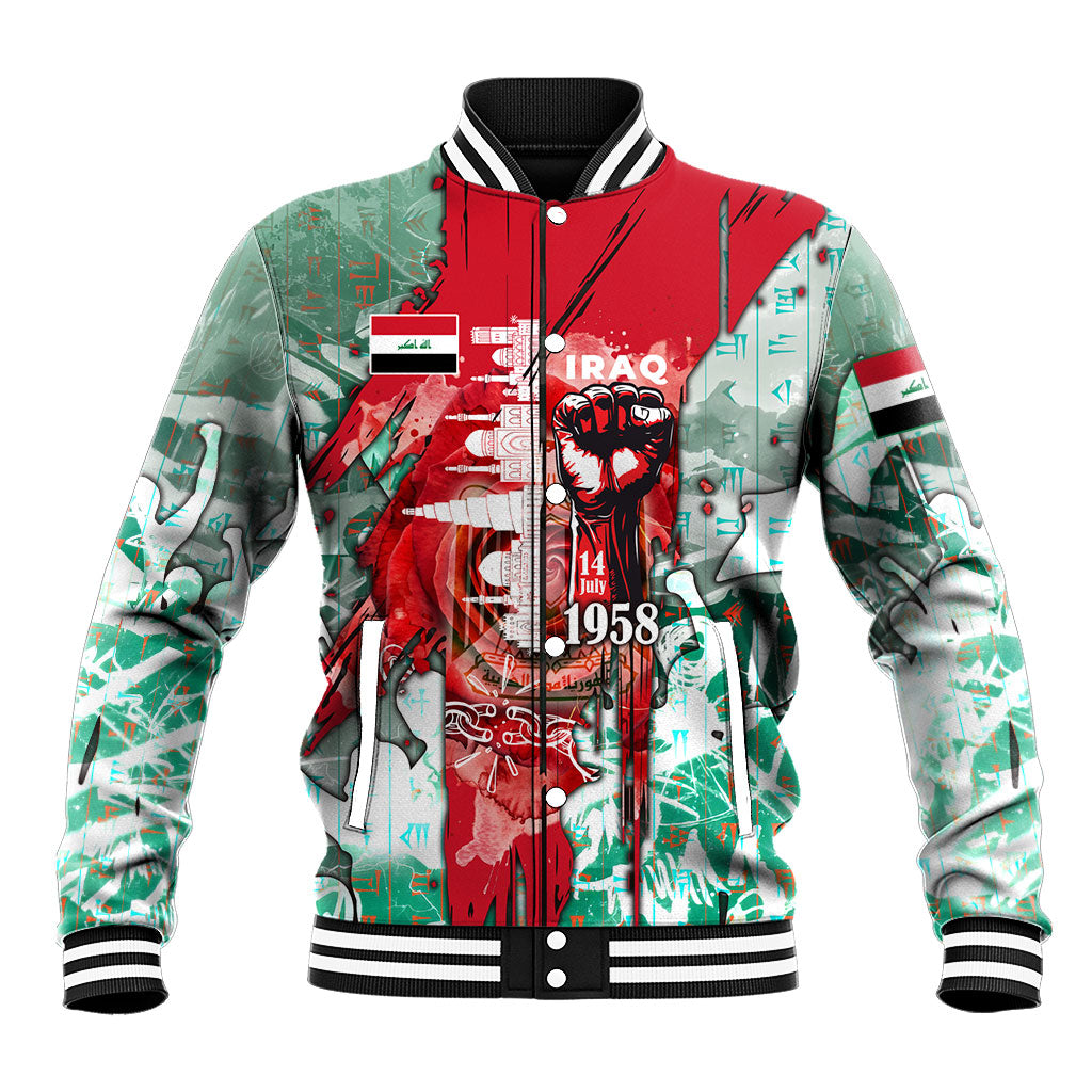 Iraq Revolution Baseball Jacket Eagle Of Saladin Iraqi Patriotism