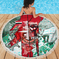 Iraq Revolution Beach Blanket Eagle Of Saladin Iraqi Patriotism