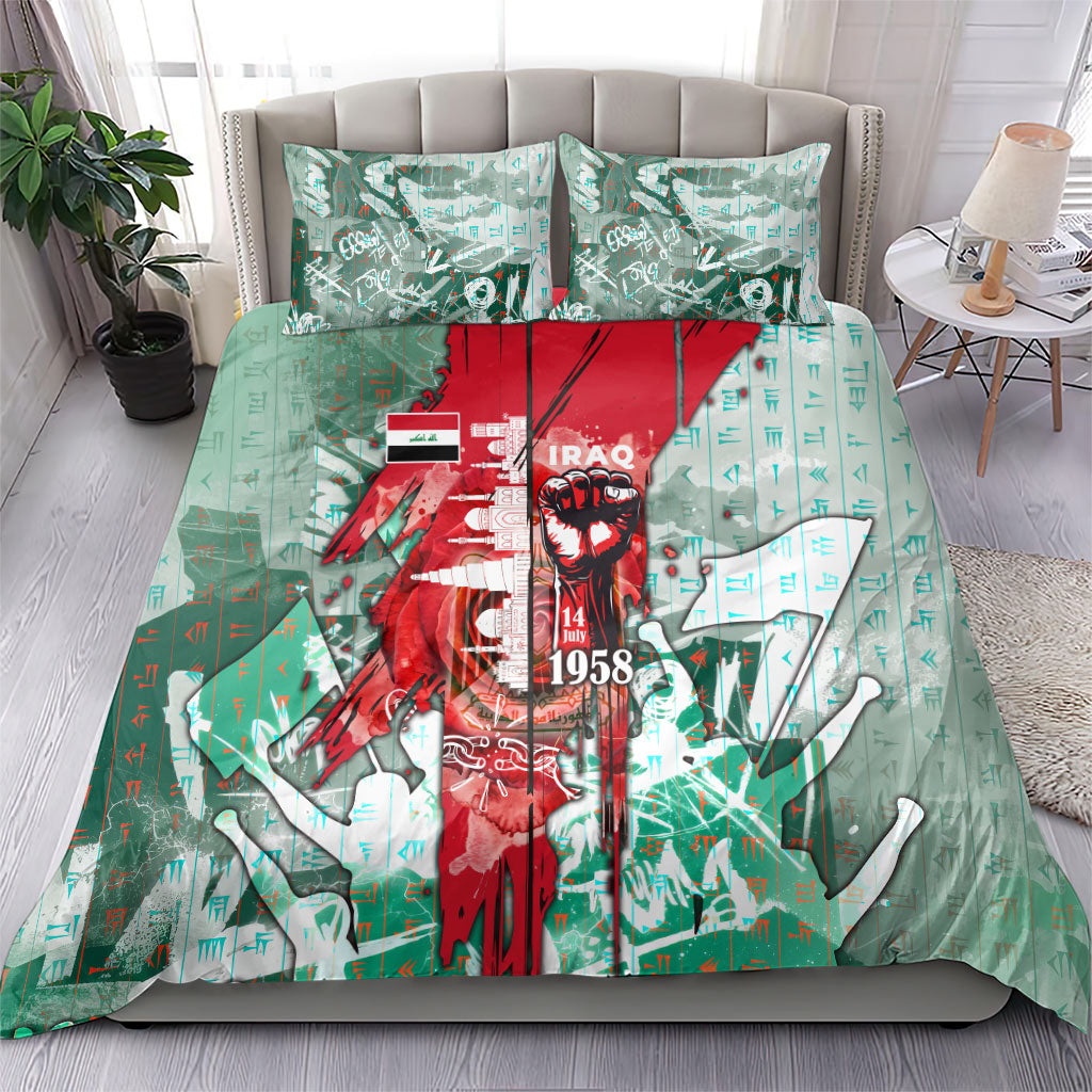 Iraq Revolution Bedding Set Eagle Of Saladin Iraqi Patriotism