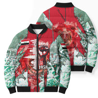 Iraq Revolution Bomber Puffer Jacket Eagle Of Saladin Iraqi Patriotism