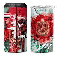 Iraq Revolution 4 in 1 Can Cooler Tumbler Eagle Of Saladin Iraqi Patriotism