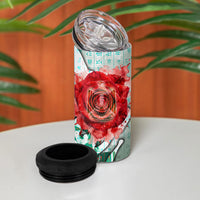 Iraq Revolution 4 in 1 Can Cooler Tumbler Eagle Of Saladin Iraqi Patriotism
