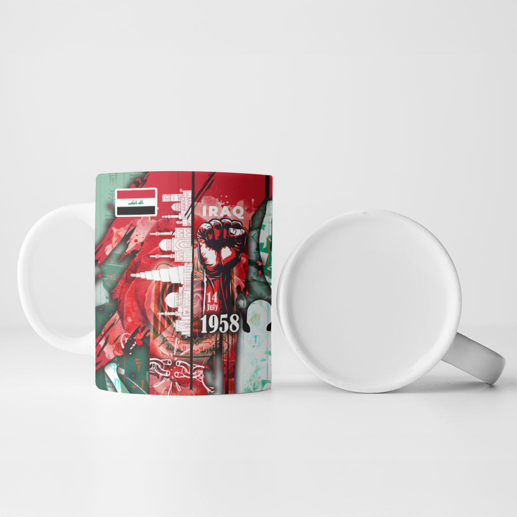 Iraq Revolution Ceramic Mug Eagle Of Saladin Iraqi Patriotism