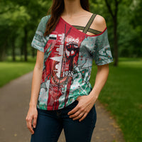 Iraq Revolution Cross Shoulder Shirt Eagle Of Saladin Iraqi Patriotism