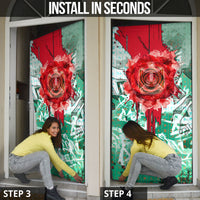Iraq Revolution Door Cover Eagle Of Saladin Iraqi Patriotism