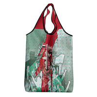 Iraq Revolution Grocery Bag Eagle Of Saladin Iraqi Patriotism