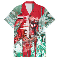 Iraq Revolution Hawaiian Shirt Eagle Of Saladin Iraqi Patriotism