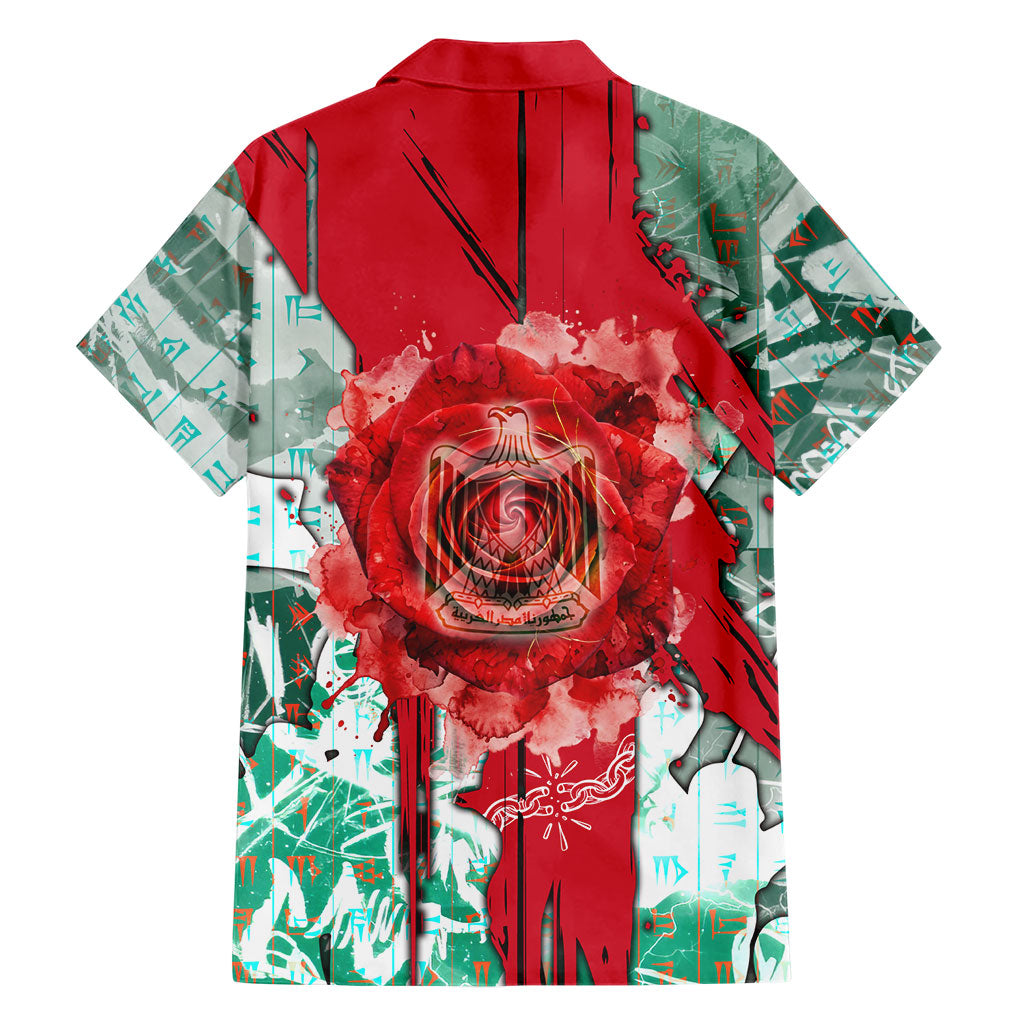 Iraq Revolution Hawaiian Shirt Eagle Of Saladin Iraqi Patriotism