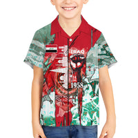 Iraq Revolution Hawaiian Shirt Eagle Of Saladin Iraqi Patriotism