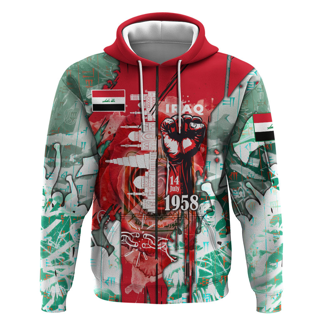 Iraq Revolution Hoodie Eagle Of Saladin Iraqi Patriotism
