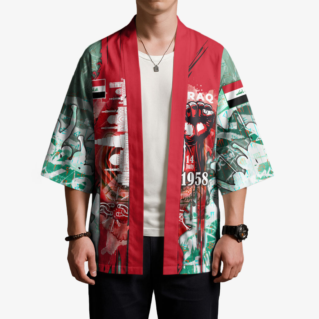 Iraq Revolution Kimono Eagle Of Saladin Iraqi Patriotism