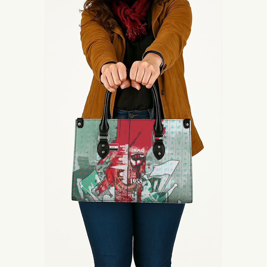 Iraq Revolution Leather Bag Eagle Of Saladin Iraqi Patriotism