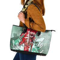 Iraq Revolution Leather Tote Bag Eagle Of Saladin Iraqi Patriotism