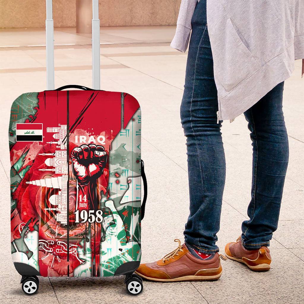 Iraq Revolution Luggage Cover Eagle Of Saladin Iraqi Patriotism