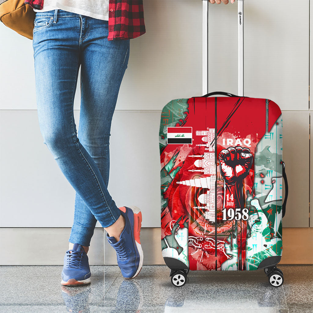 Iraq Revolution Luggage Cover Eagle Of Saladin Iraqi Patriotism