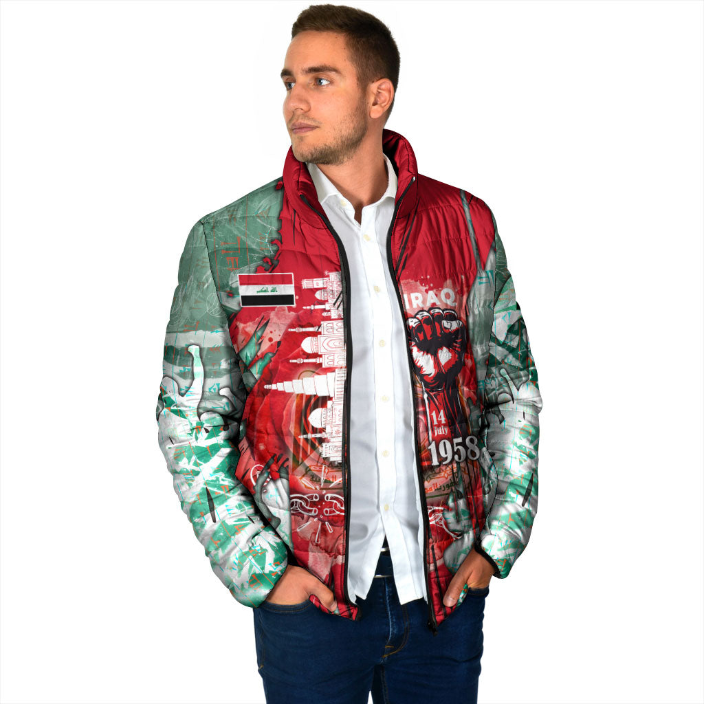 Iraq Revolution Padded Jacket Eagle Of Saladin Iraqi Patriotism