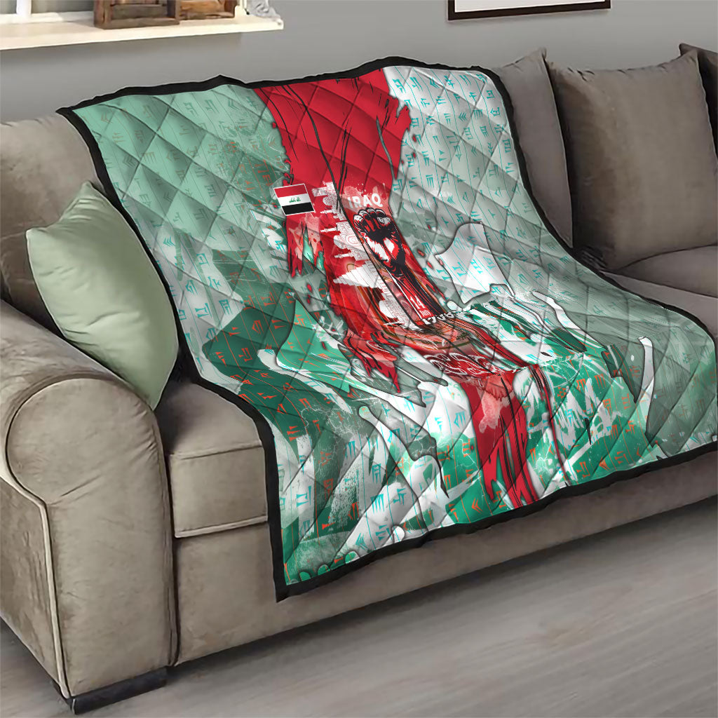 Iraq Revolution Quilt Eagle Of Saladin Iraqi Patriotism