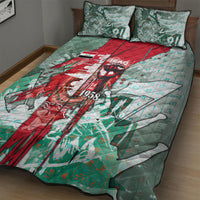 Iraq Revolution Quilt Bed Set Eagle Of Saladin Iraqi Patriotism