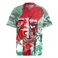 Iraq Revolution Rugby Jersey Eagle Of Saladin Iraqi Patriotism