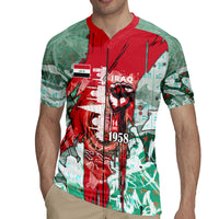 Iraq Revolution Rugby Jersey Eagle Of Saladin Iraqi Patriotism