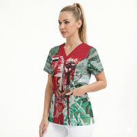 Iraq Revolution Scrub Top Eagle Of Saladin Iraqi Patriotism