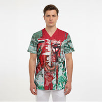 Iraq Revolution Scrub Top Eagle Of Saladin Iraqi Patriotism