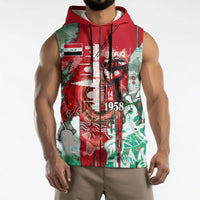 Iraq Revolution Sleeveless Hoodie Eagle Of Saladin Iraqi Patriotism