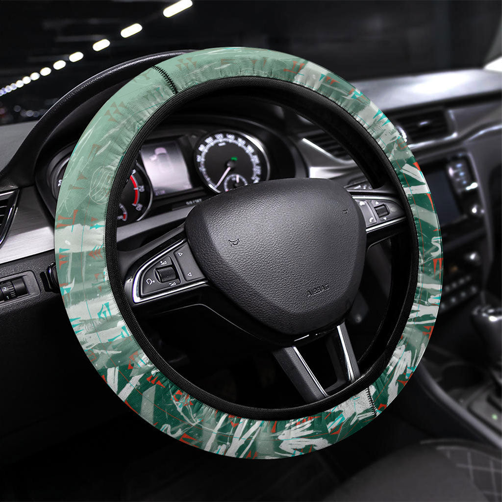 Iraq Revolution Steering Wheel Cover Eagle Of Saladin Iraqi Patriotism