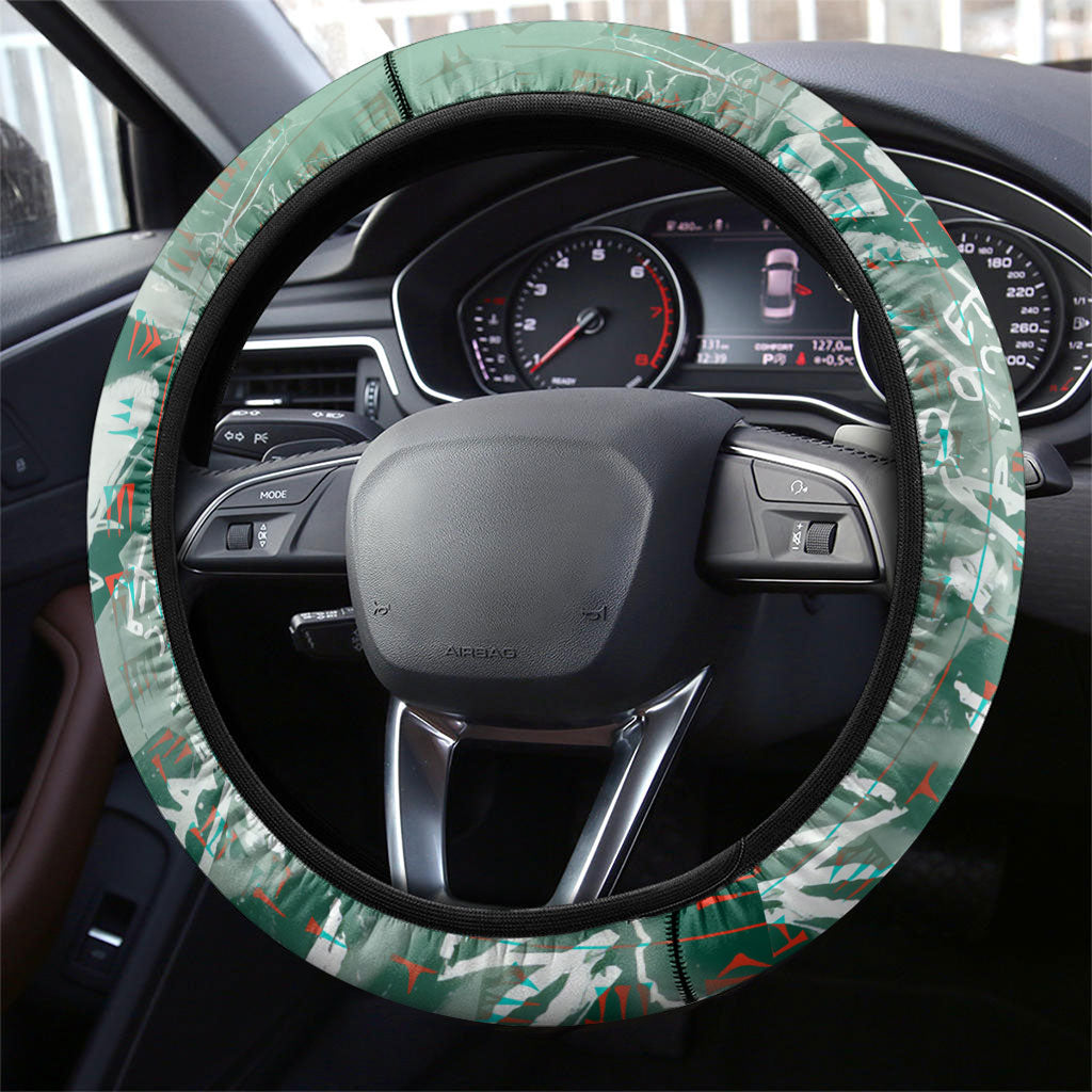 Iraq Revolution Steering Wheel Cover Eagle Of Saladin Iraqi Patriotism