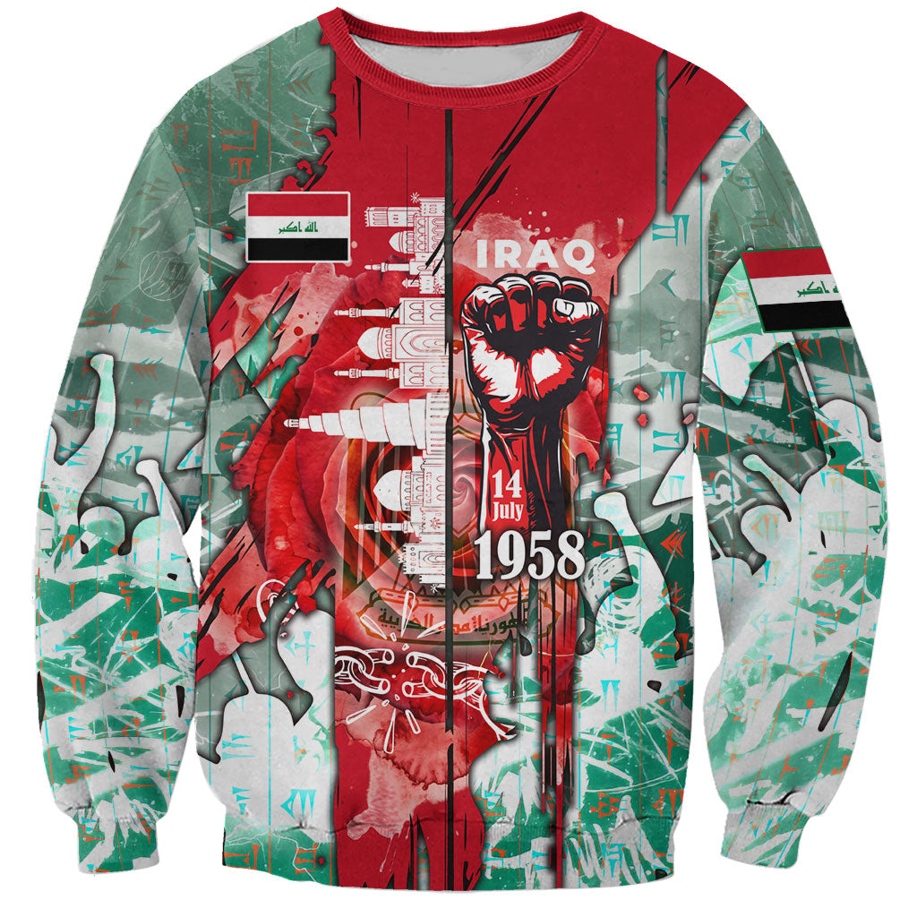 Iraq Revolution Sweatshirt Eagle Of Saladin Iraqi Patriotism