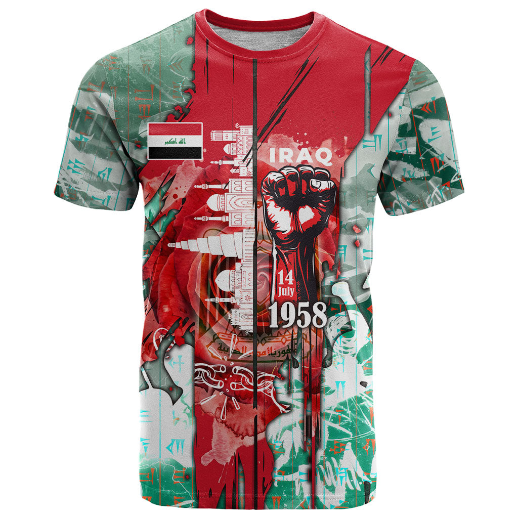 Iraq Revolution T Shirt Eagle Of Saladin Iraqi Patriotism