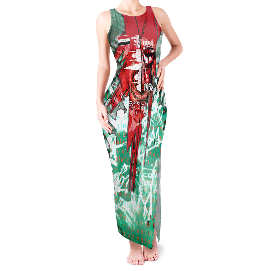 Iraq Revolution Tank Maxi Dress Eagle Of Saladin Iraqi Patriotism