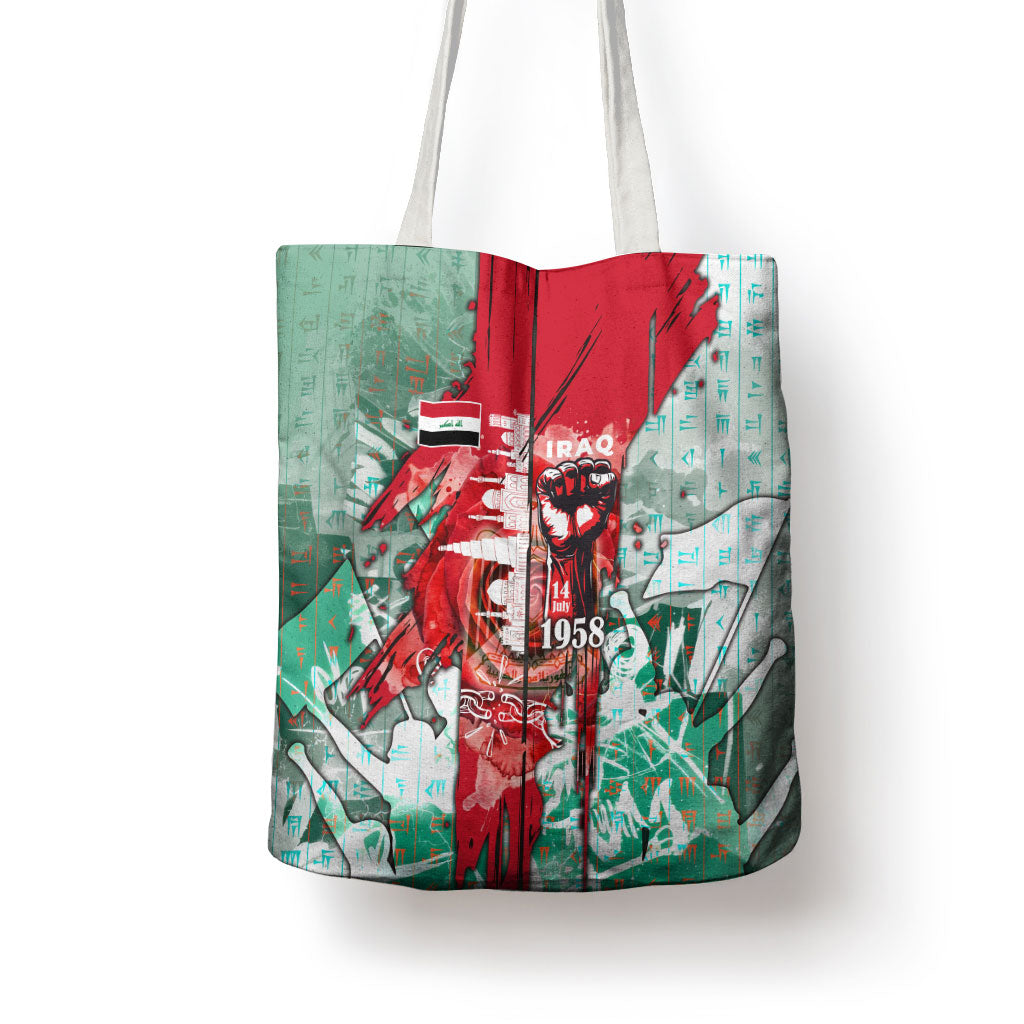Iraq Revolution Tote Bag Eagle Of Saladin Iraqi Patriotism